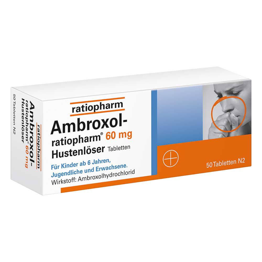 AMBROXOL-ratiopharm 60 mg Hustenlöser Tabletten