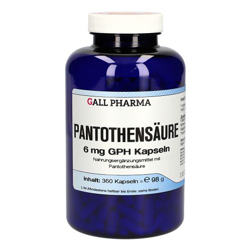 PANTOTHENSÄURE 6 mg GPH Kapseln