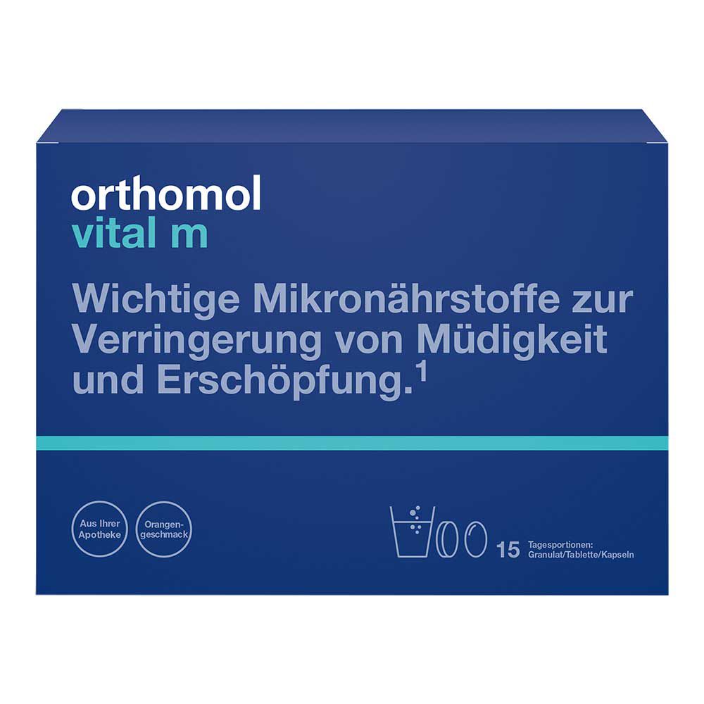 ORTHOMOL Vital M Granulat/Kap./Tabl.Kombip.15 Tage