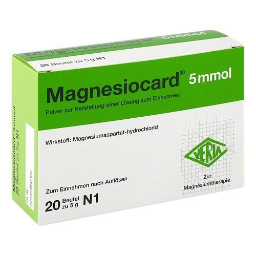 MAGNESIOCARD 5 mmol Plv.z.Her.e.Lsg.z.Einnehmen