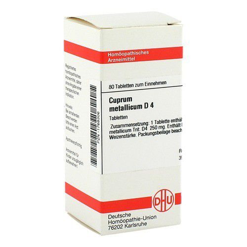 CUPRUM METALLICUM D 4 Tabletten