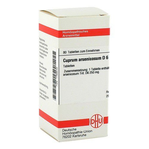CUPRUM ARSENICOSUM D 6 Tabletten