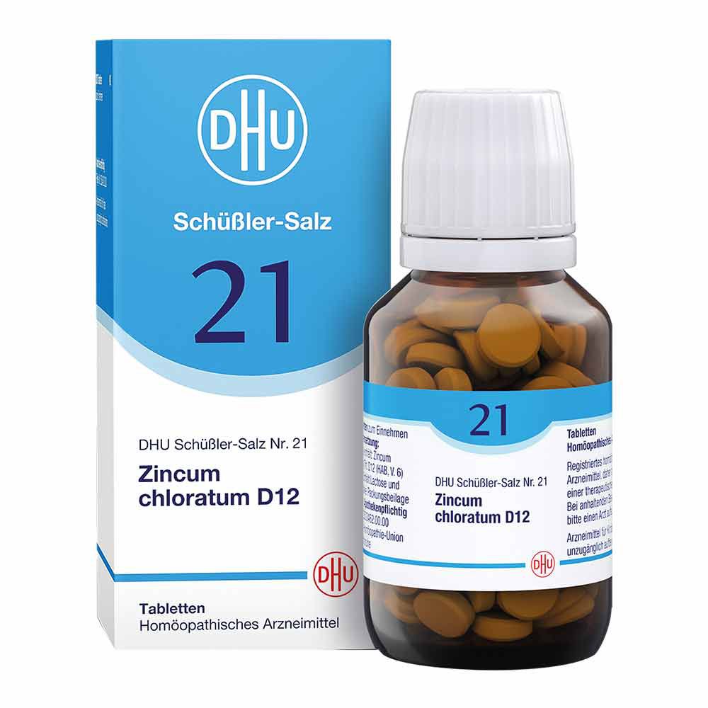 BIOCHEMIE DHU 21 Zincum chloratum D 12 Tabletten