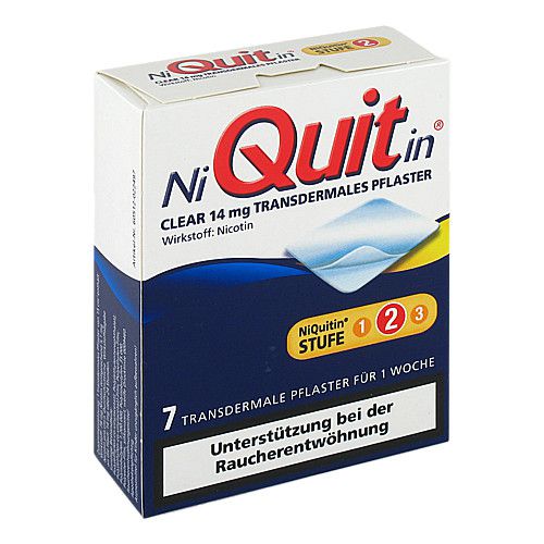 NIQUITIN Clear 14 mg transdermale Pflaster