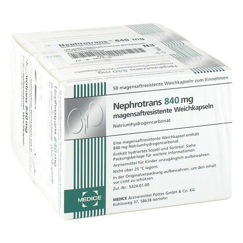 NEPHROTRANS 840 mg magensaftresistente Kapseln