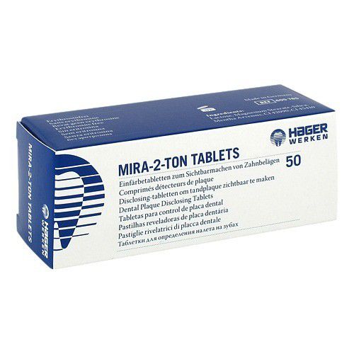 MIRA 2 Ton Plaque Einfärbe Tabletten