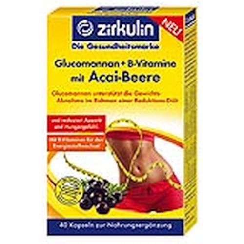 GLUCOMANNAN+B-Vitamine mit Acai-Beere Kapseln