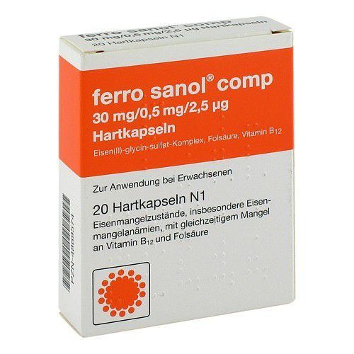 ferro sanol® comp. Hartkapseln mit magensaftresistent überzogene Pellets
