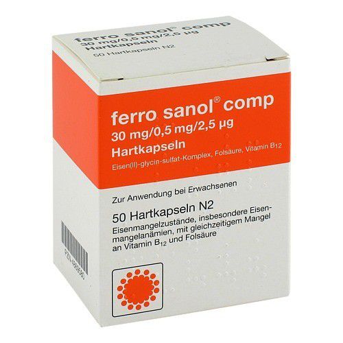 ferro sanol® comp. Hartkapseln mit magensaftresistent überzogene Pellets