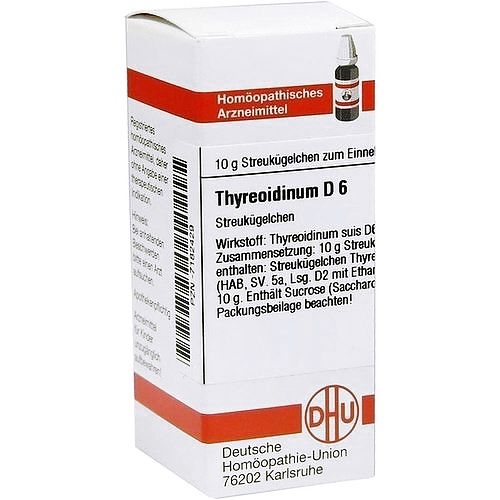 THYREOIDINUM D 6 Globuli