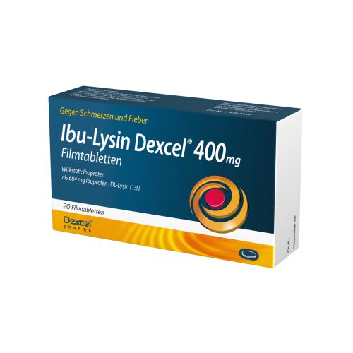 Ibu-lysin Dexcel 400 mg Filmtabletten 20 St | Delmed