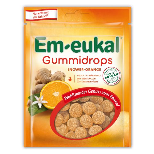 EM-EUKAL Gummidrops Ingwer-Orange zuckerhaltig