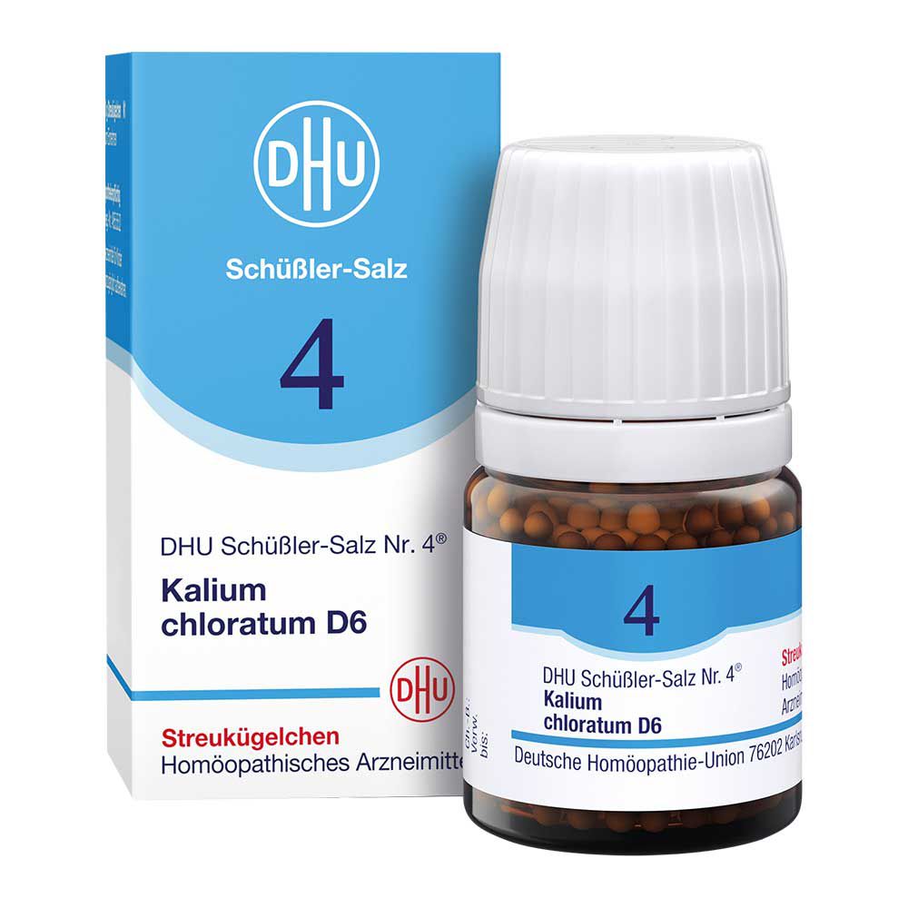BIOCHEMIE DHU 4 Kalium chloratum D 6 Globuli