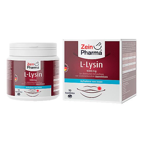 L-LYSIN 1000 mg Zitrone Kautabletten