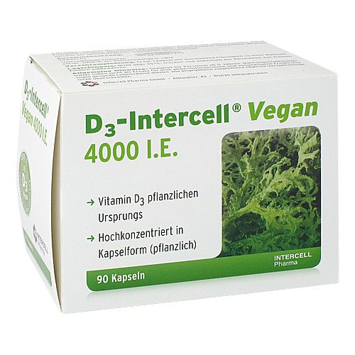 D3-INTERCELL vegan 4.000 I.E. Kapseln