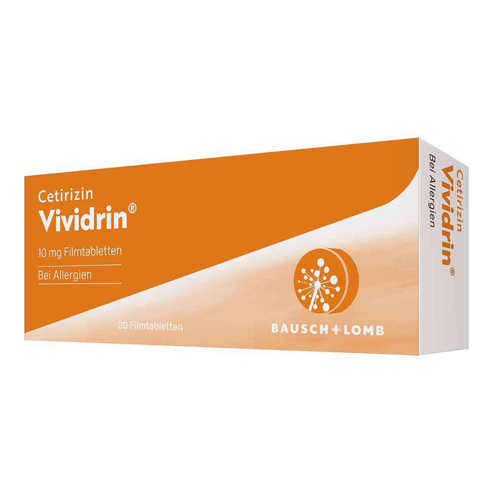 CETIRIZIN Vividrin 10 mg Filmtabletten