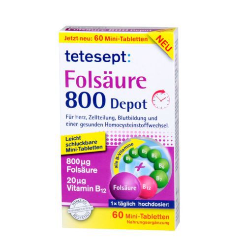 TETESEPT Folsäure 800 Depot Tabletten