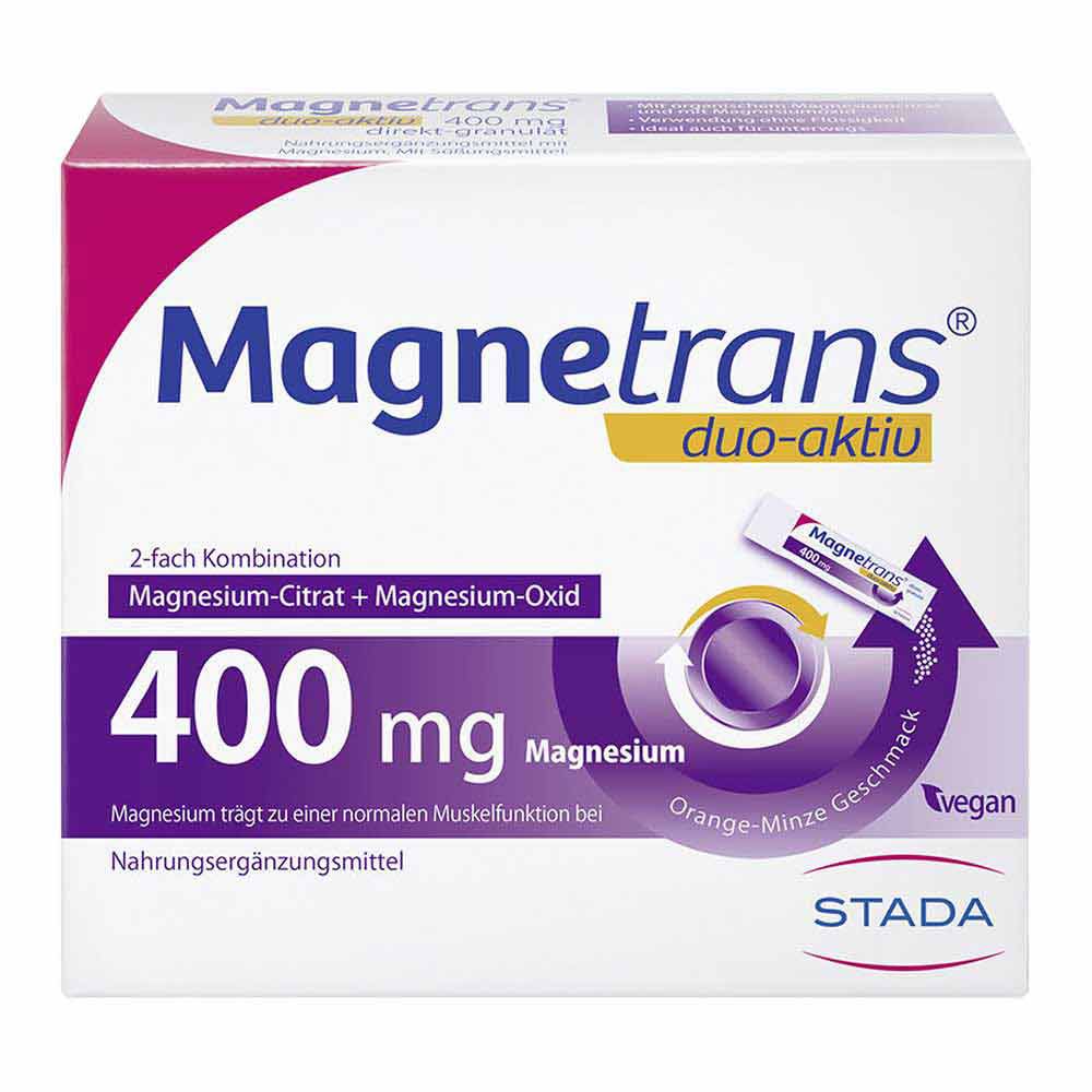 MAGNETRANS duo-aktiv 400 mg Sticks
