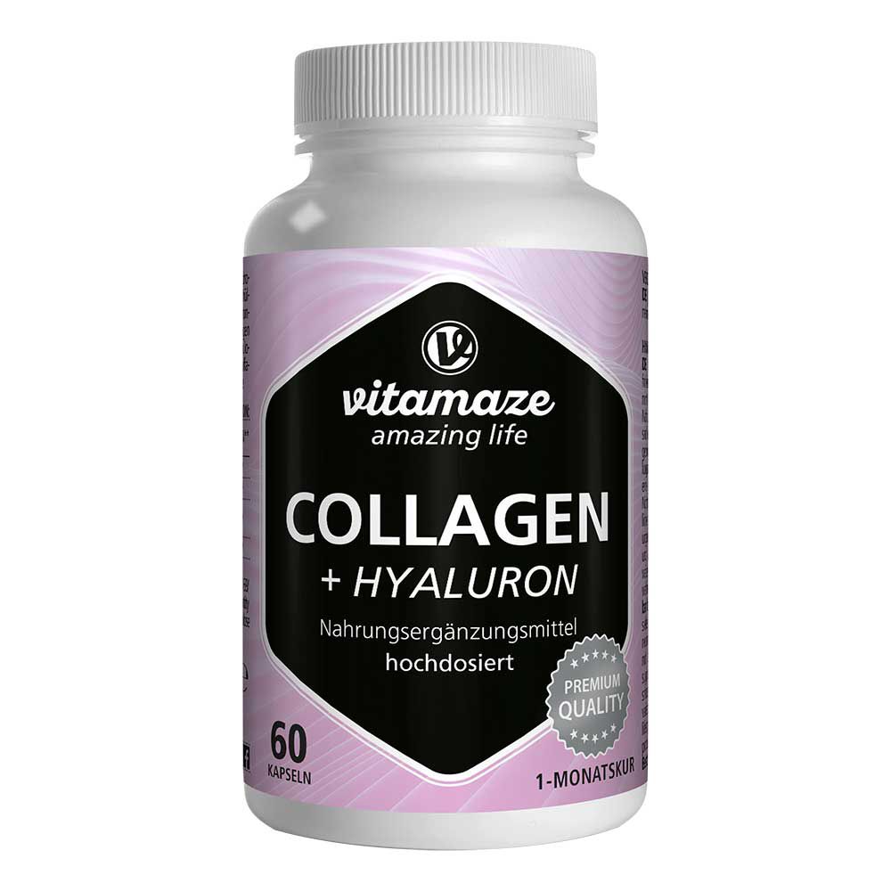 COLLAGEN 300 mg+Hyaluron 100 mg hochdosiert Kaps.