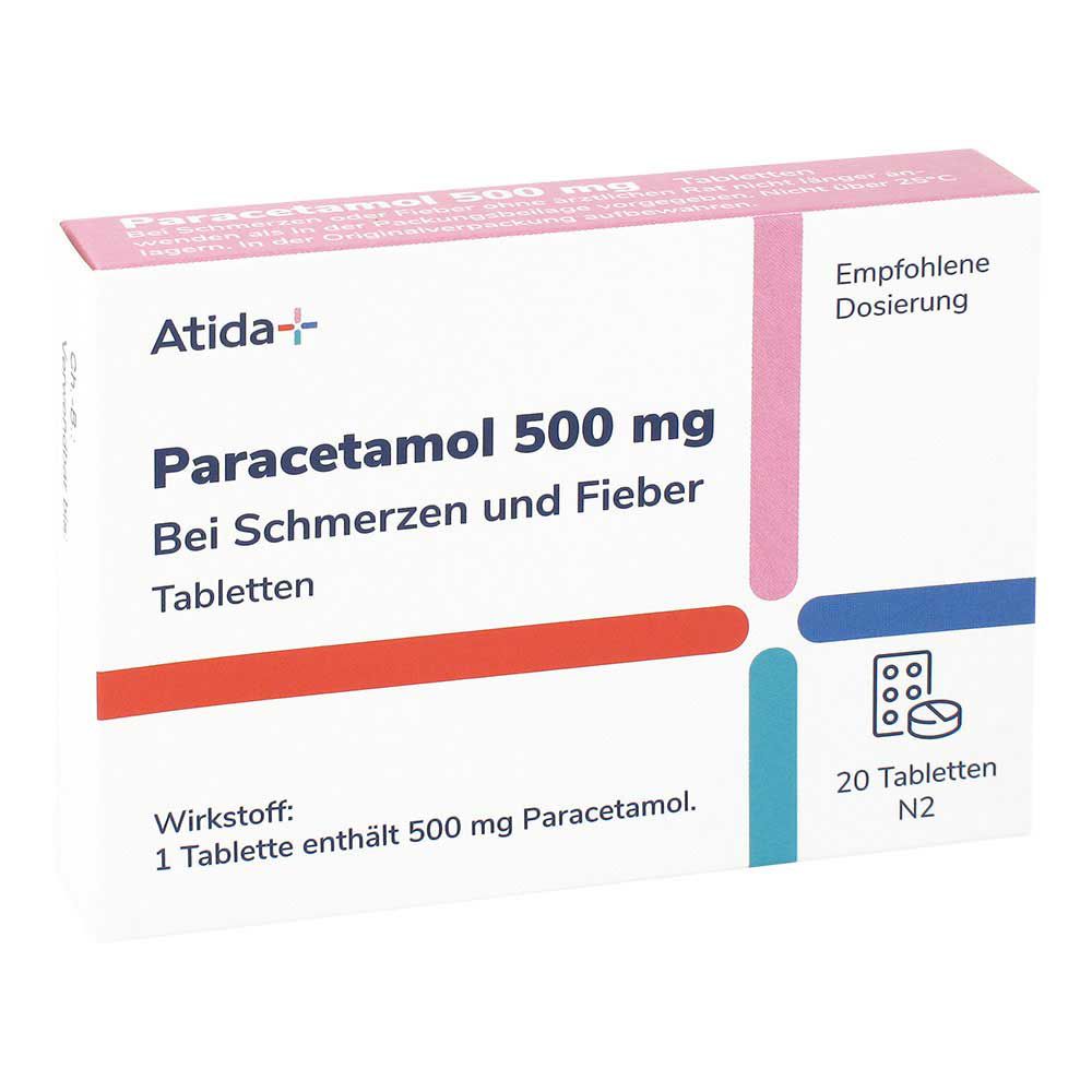 ATIDA+ Paracetamol 500 mg Tabletten