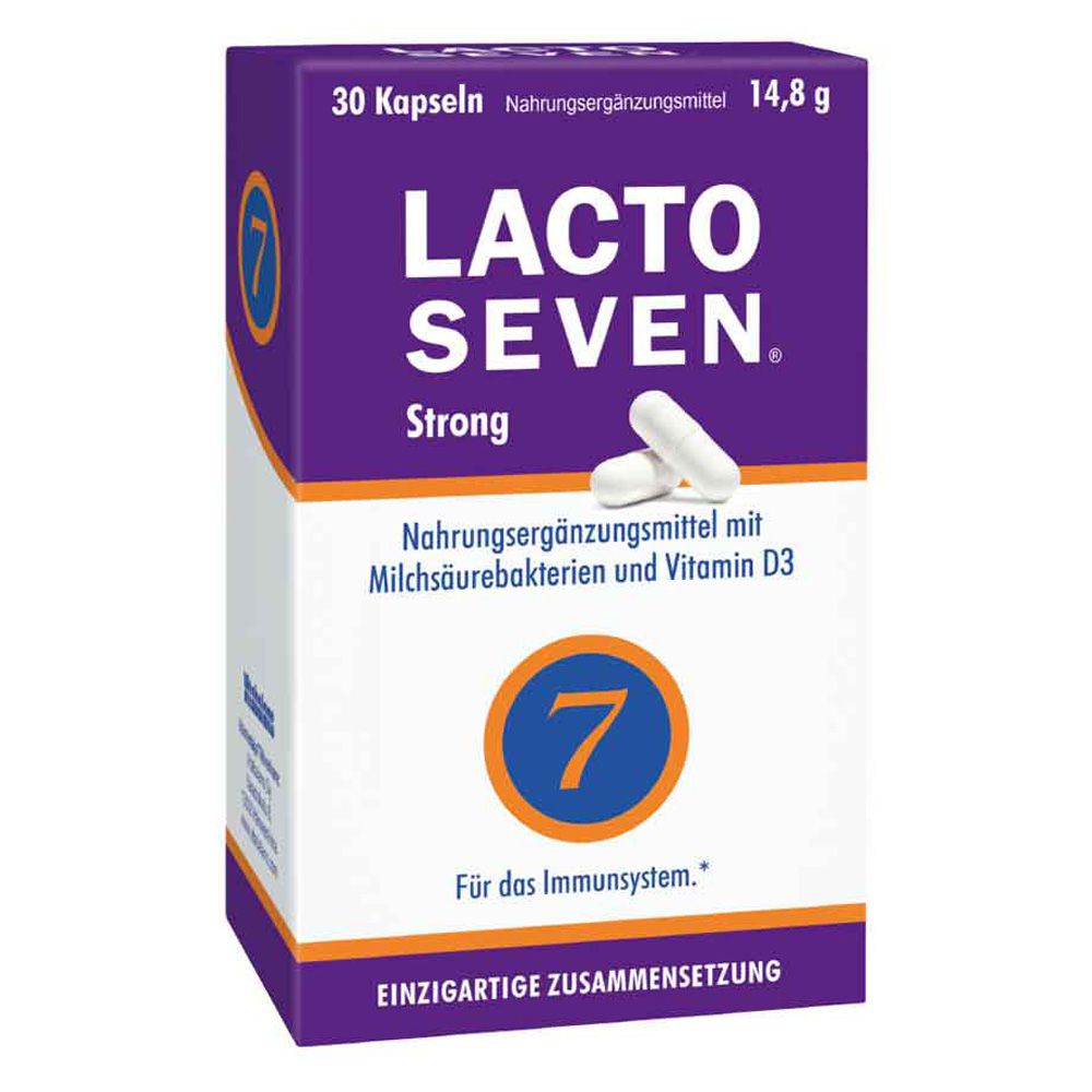 LACTO SEVEN Strong laktosefr.glutenfr.zuckerfr.Kps
