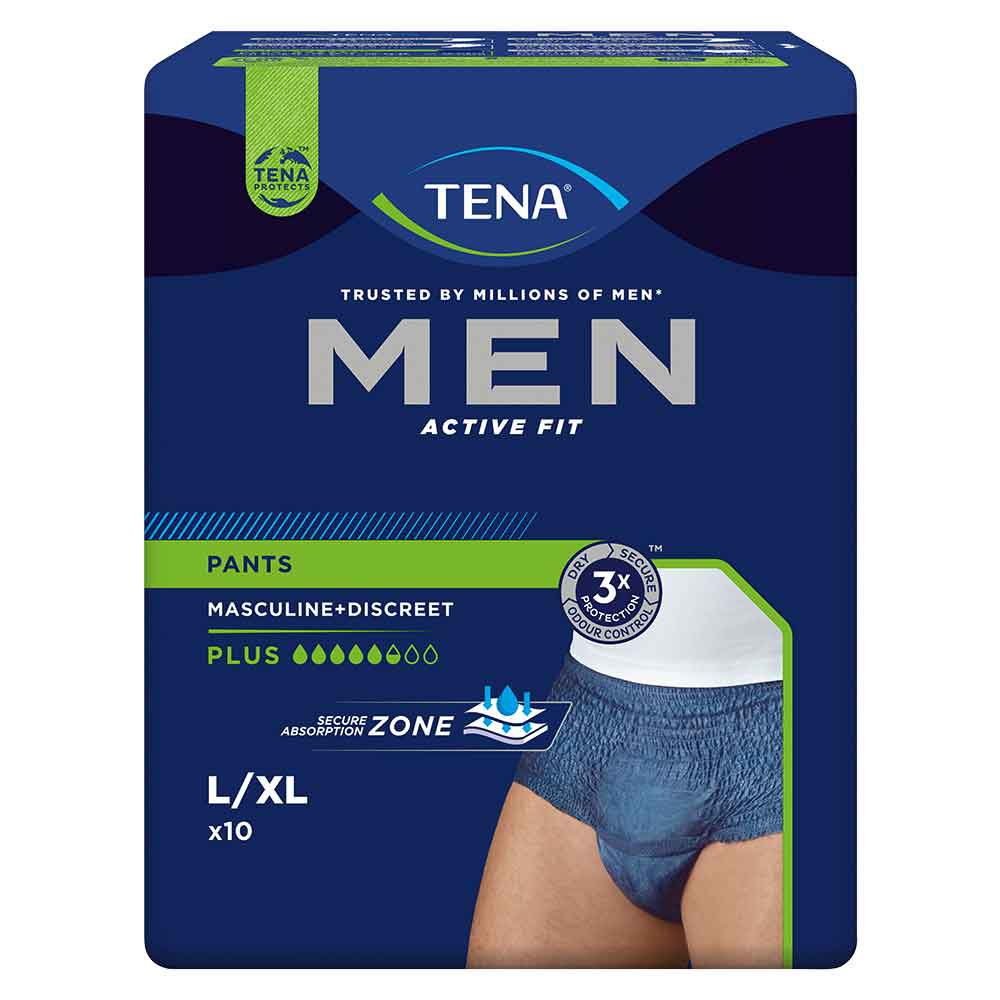 TENA MEN Act.Fit Inkontinenz Pants Plus L/XL blau
